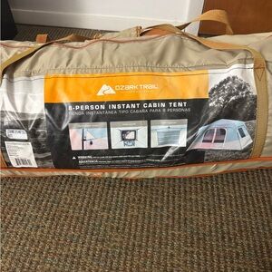 Ozark Trail Tan and Orange Instant Cabin Tent